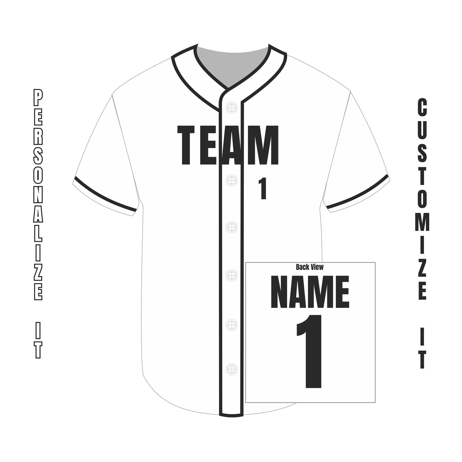 Custom Baseball Jersey Personalized Baseball Jersey Etsy