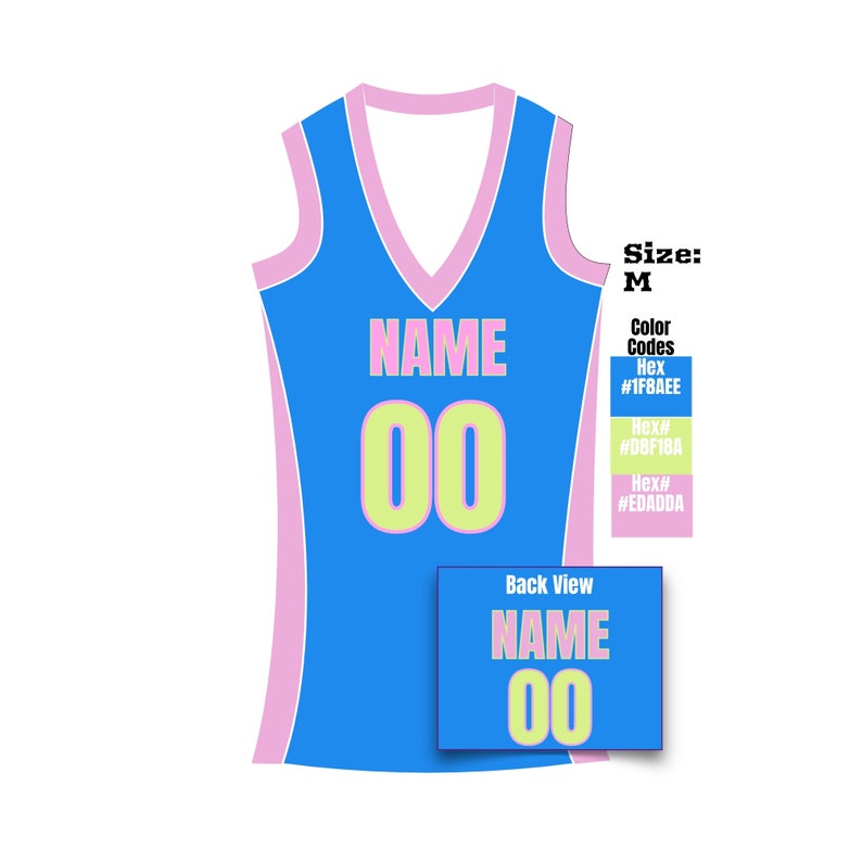 Custom Name Number Jersey Dress Women Basketball Jersey Etsy