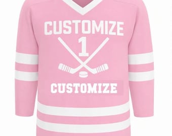 Personalized Women Hockey Jersey – Custom Name & Number, Fan Gear