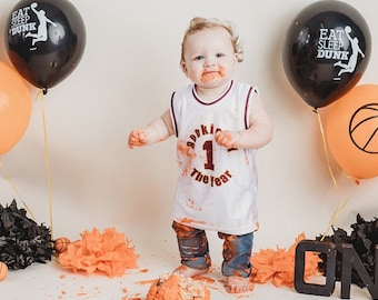 Rookie of The Year, Custom Basketball Jersey, One Year Old Jersey with Customized Name and Number