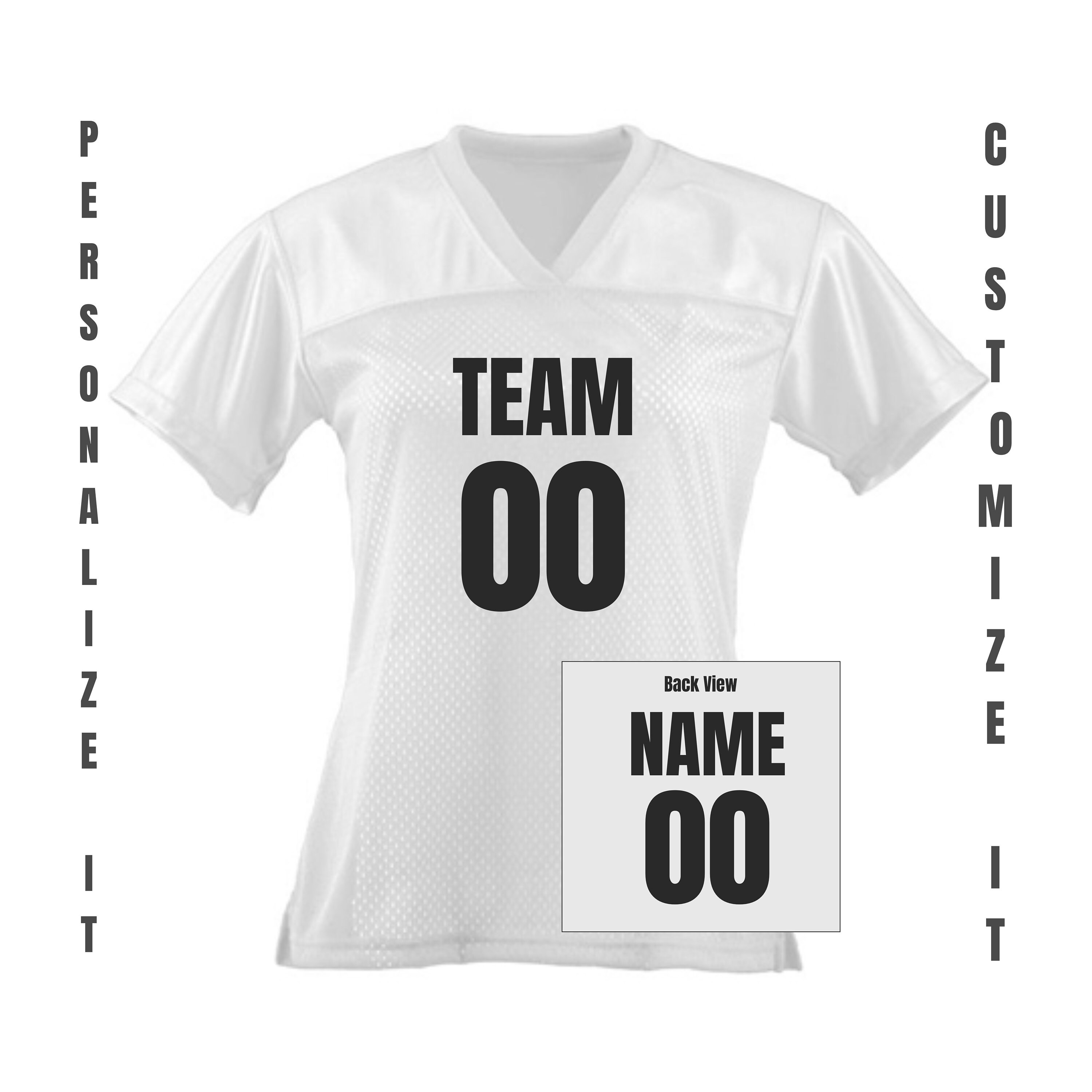 Custom Women Football Jersey, Jersey with Custom Name and Number