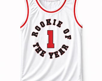 Custom 'Rookie of The Year' Basketball Jersey: Personalized Name & Number