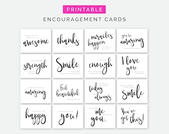 Encouragement Cards - Etsy