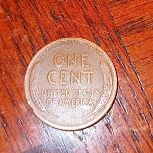1944 D One Cent Penny - Etsy