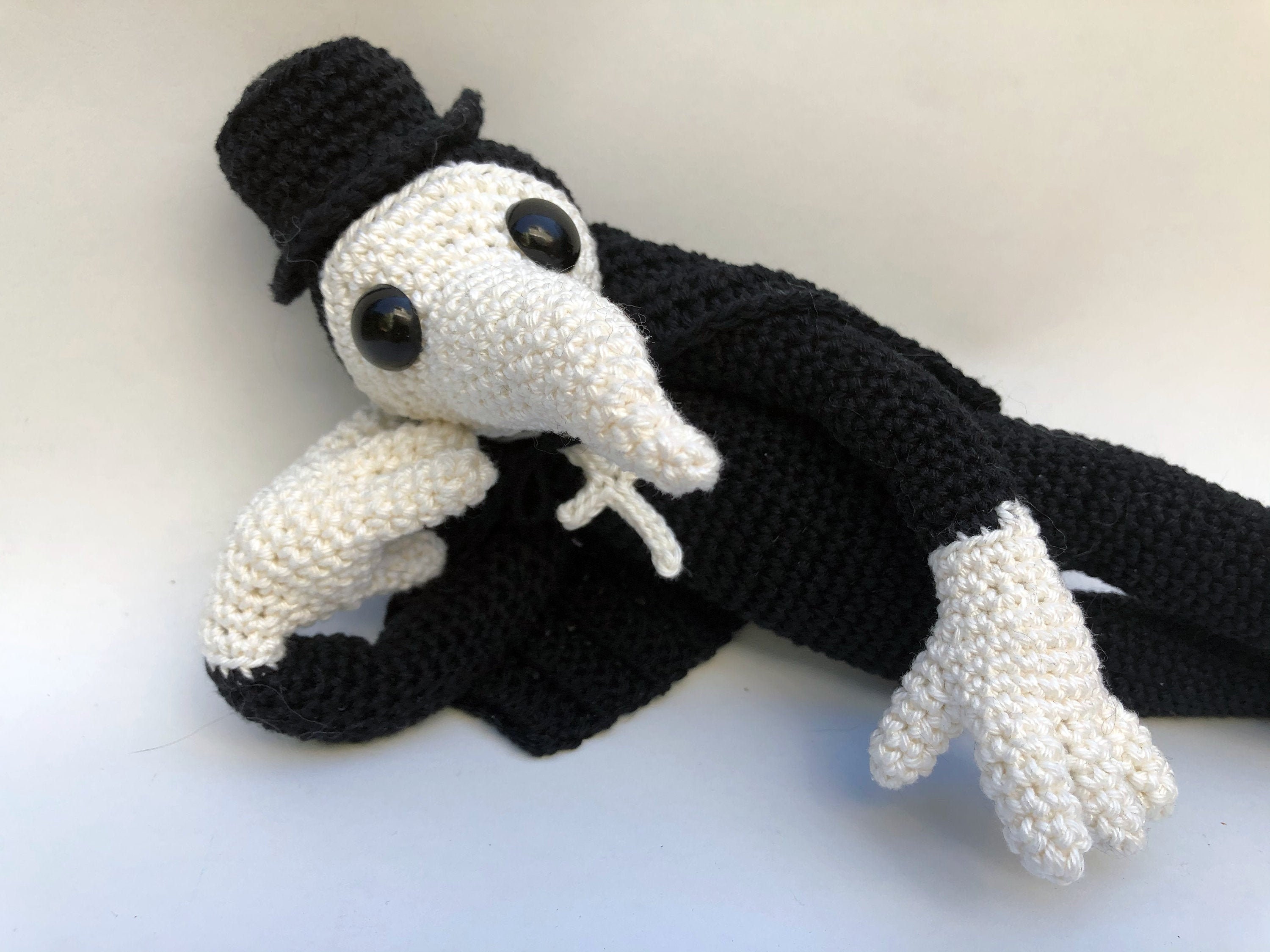 Plague Doctor Amigurumi Pattern Plague Doctor Crochet Etsy
