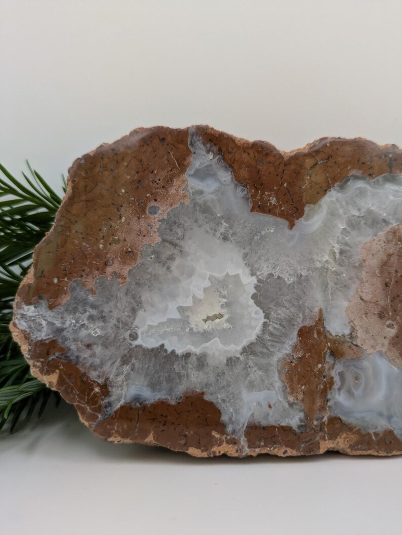 Striking Mexican Double Geode/nodule With Unique Agate and Quartz ...