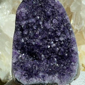 Sparkling, Free Standing Amethyst  Cluster, AKA MiniCathedral with polished edges, #EAM101