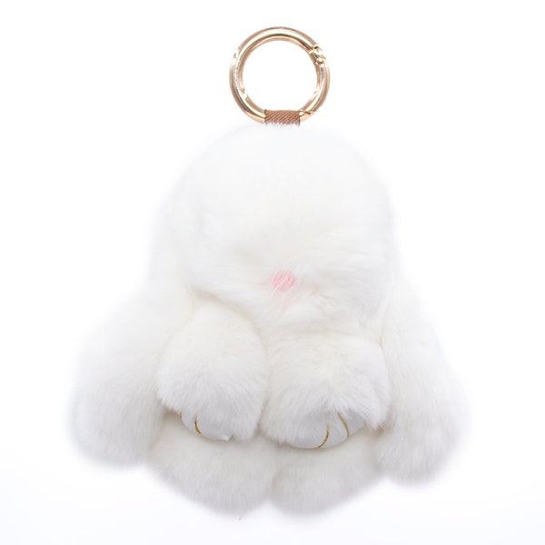 Bunny Keychain - Etsy