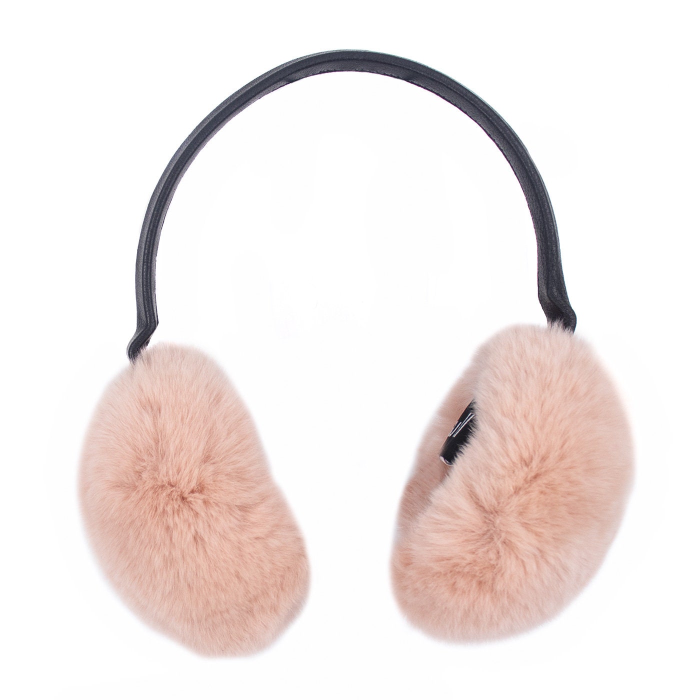 Faux Fur Solid Color Earmuffs Winter Ear Warmer Foldable Fluffy Plush