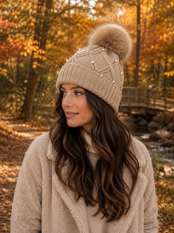 Luxury Fashion Beanie Hat Lauren Luxury FLEECE Beanie Hat for Women – Hats Scarves and  main image 4