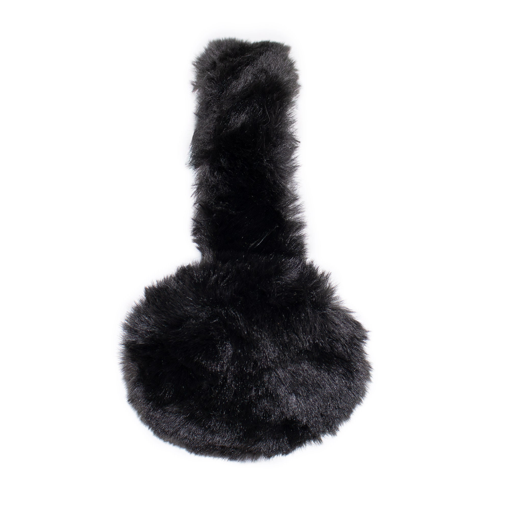 Foldable Faux Rex Rabbit Fur Earmuffs With Fur Band - Women's Fall