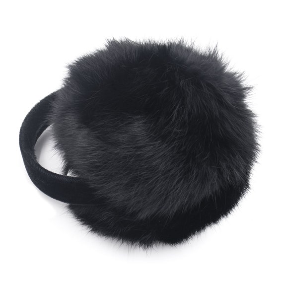 Real rabbit head ear warmer Cheers.US Jumping Earmuffs Fine Plush Cold-resistant Rabbit  main image 4