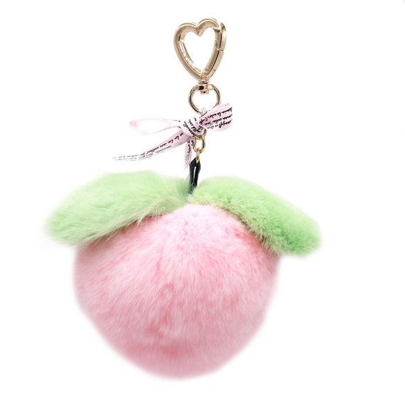 Portachiavi Unicorno Kawaii Con Pompon, Ciondolo Zaino E Chiavi Per Bambine E Ragazze, Regalo Carino