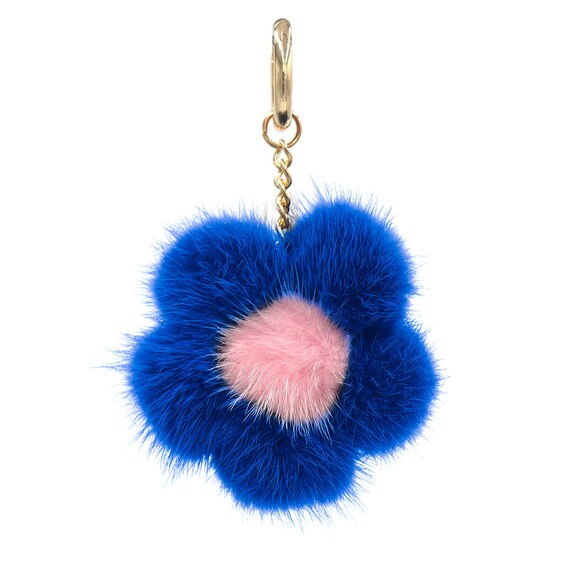 MINK HAIR POM SUMMER YELLOW MINK HAIR POM SUMMER YELLOW