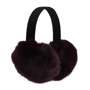 Faux Mink Fur Foldable Earmuffs With Velvet Band - Fluffy  display picture 3