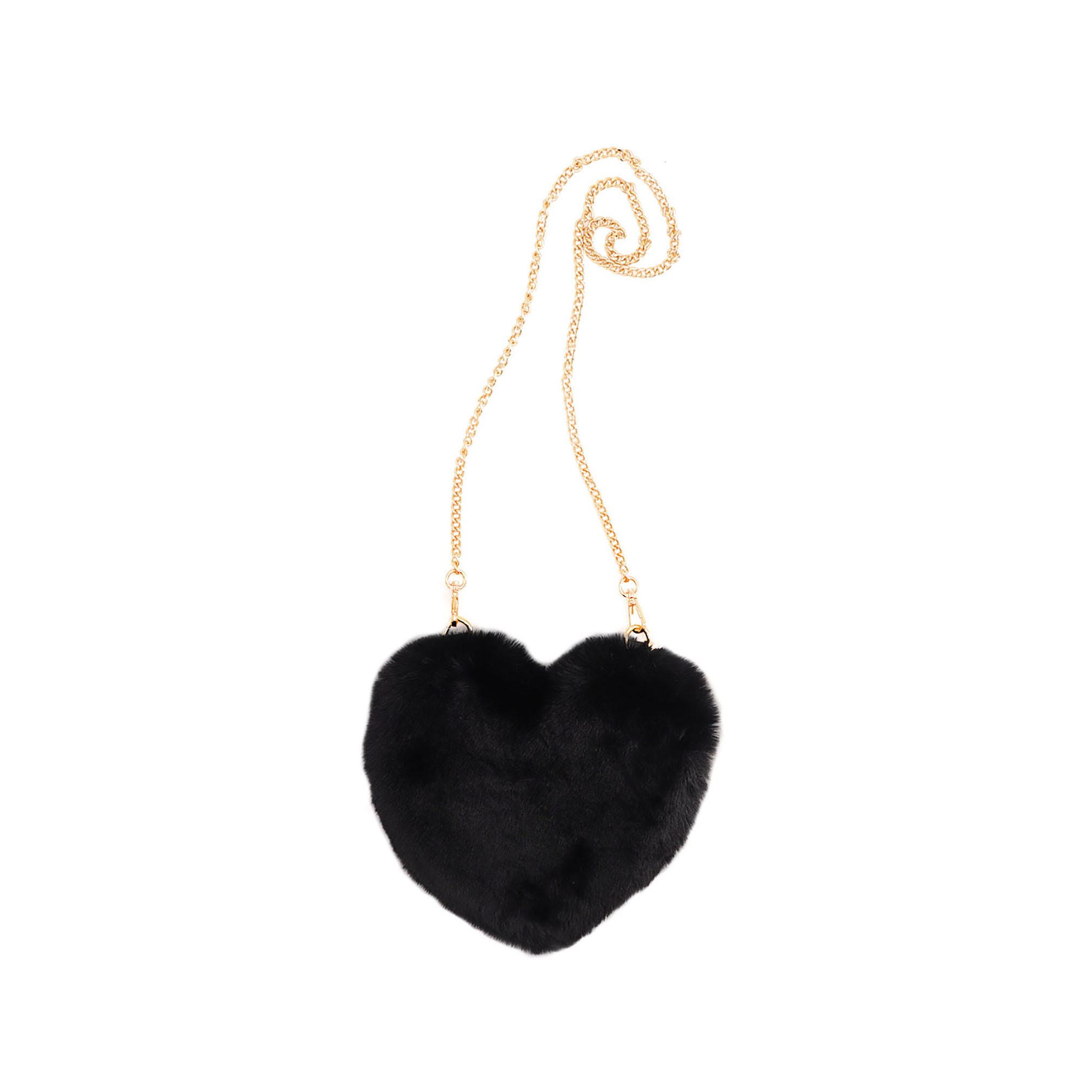 Faux Fur Heart Shaped Bag Fuzzy Crossbody Bag Fluffy Love Etsy