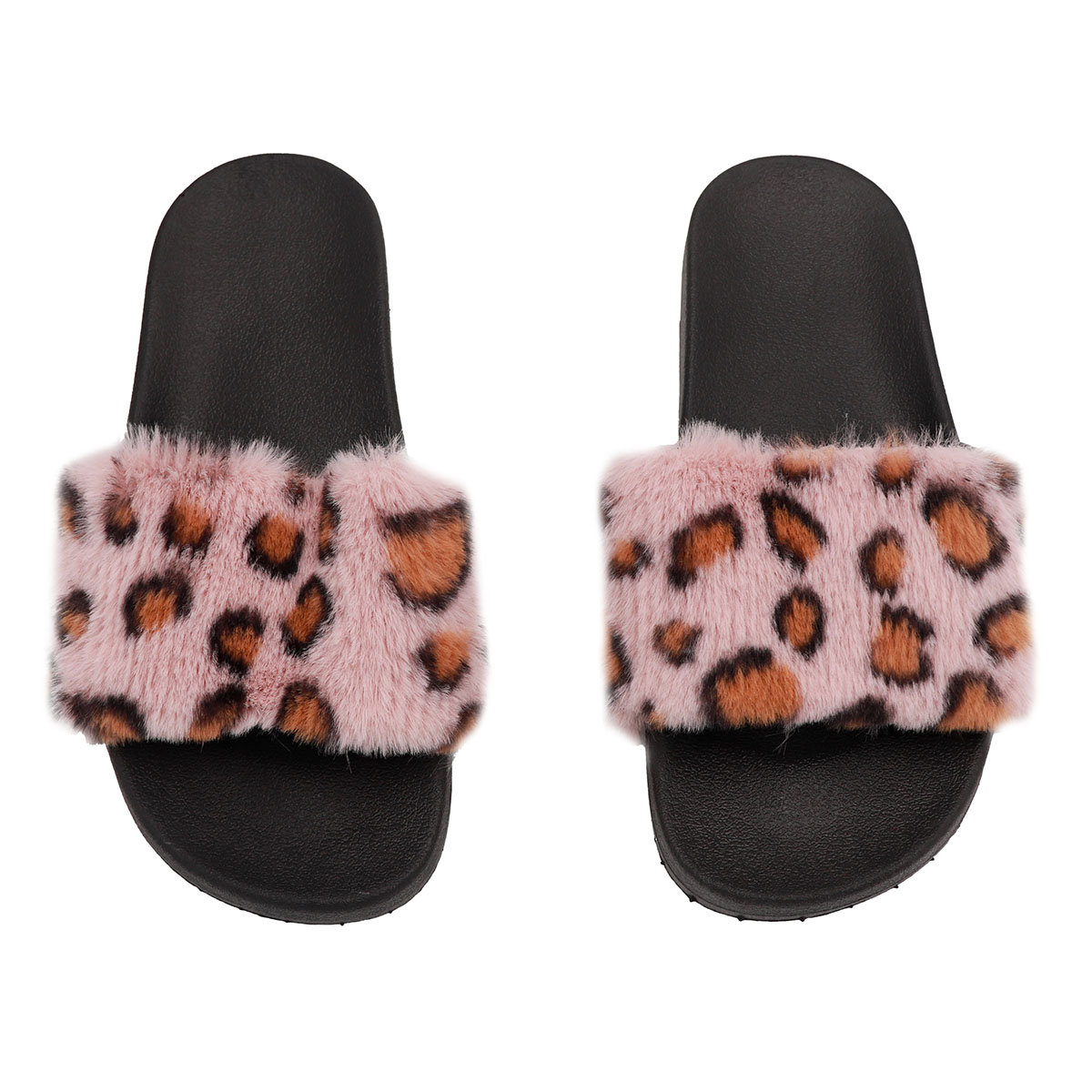 Women's Faux Rex Leopard Print Fur -slides - Comfort Faux Fur Slipper -  Everyday House Cheetah Print Slippers - Fashion Stylish Shoes - Pink - Etsy