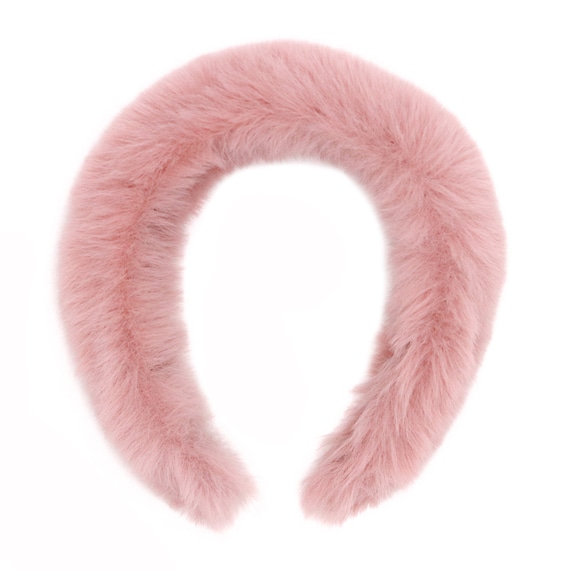 Faux Rex Rabbit Fur Hairband - Soft Faux Fur Headband  display picture 2