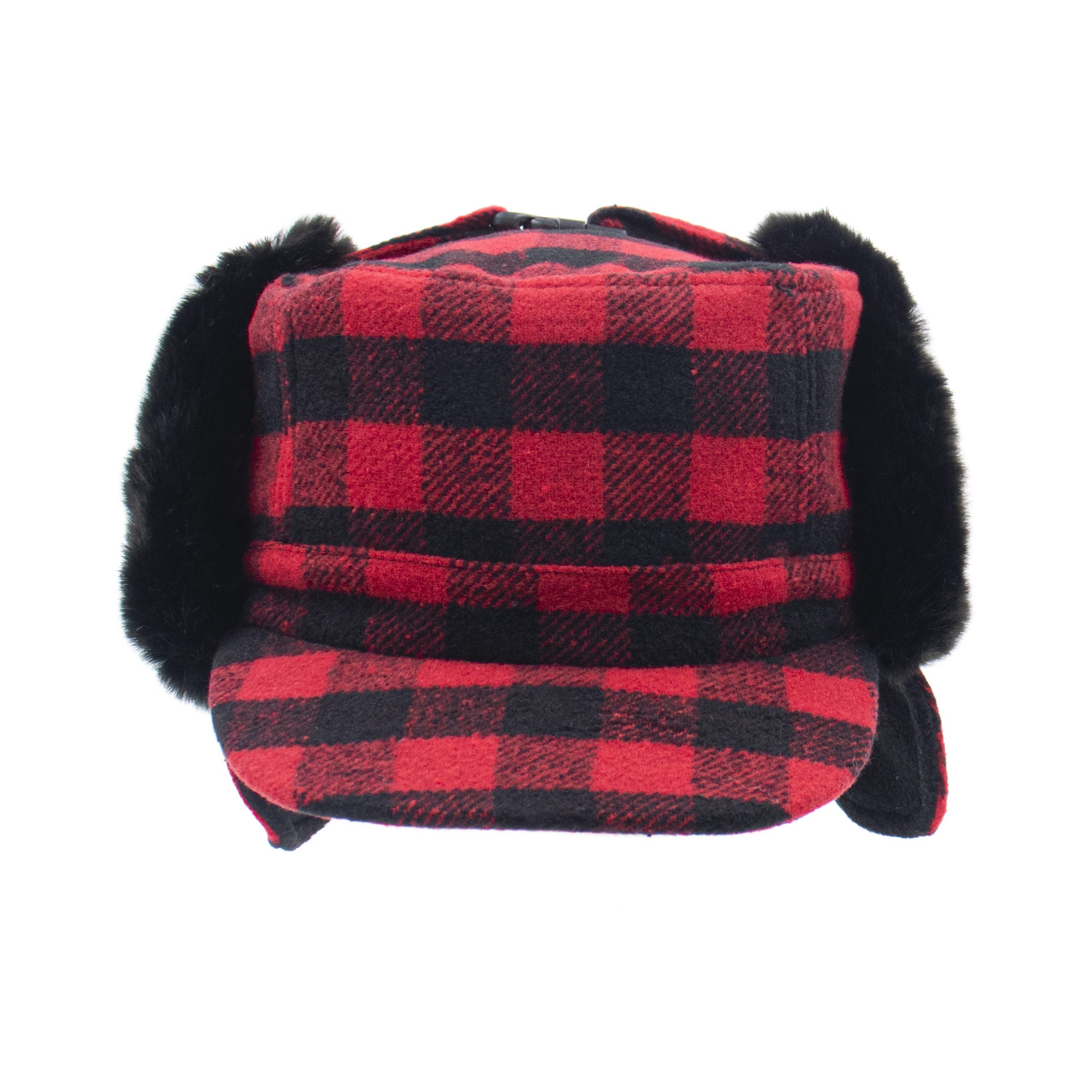 Cappello Trapper Hawkins A Quadri – Foderato In Pelliccia Sintetica, Misto Lana, Uomo/Donna