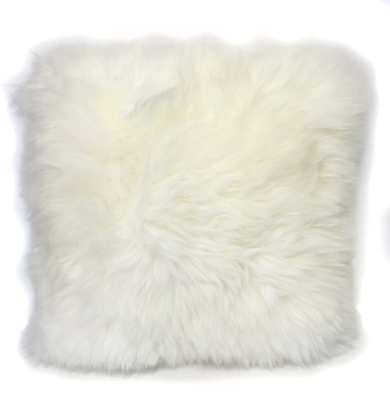 Genuine Sheepskin Pillow Throw Pillow Shearling Home Decor Etsy