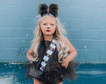 Chewbacca star wars costume photo shoot pageant baby toddler romper