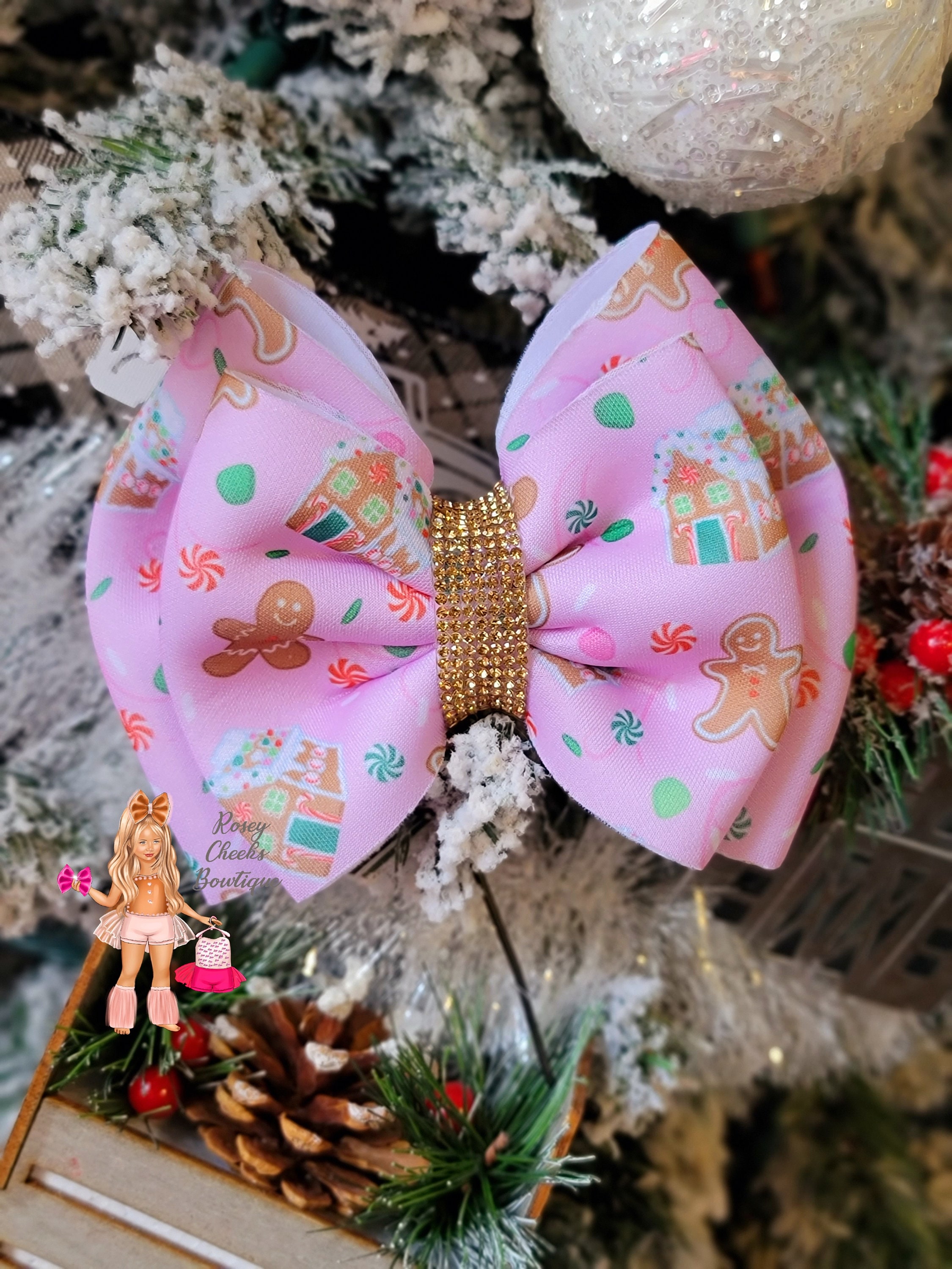 Gymboree Weihnachts-Stirnband Für Kleinkinder – Rot Mit 3D-Blumen, Einheitsgröße