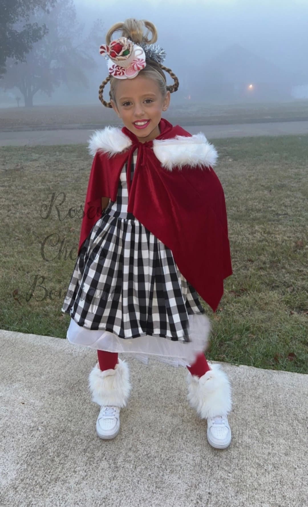 Cindy Lou Who Costume Christmas Pageant Halloween Dress Grinch Etsy