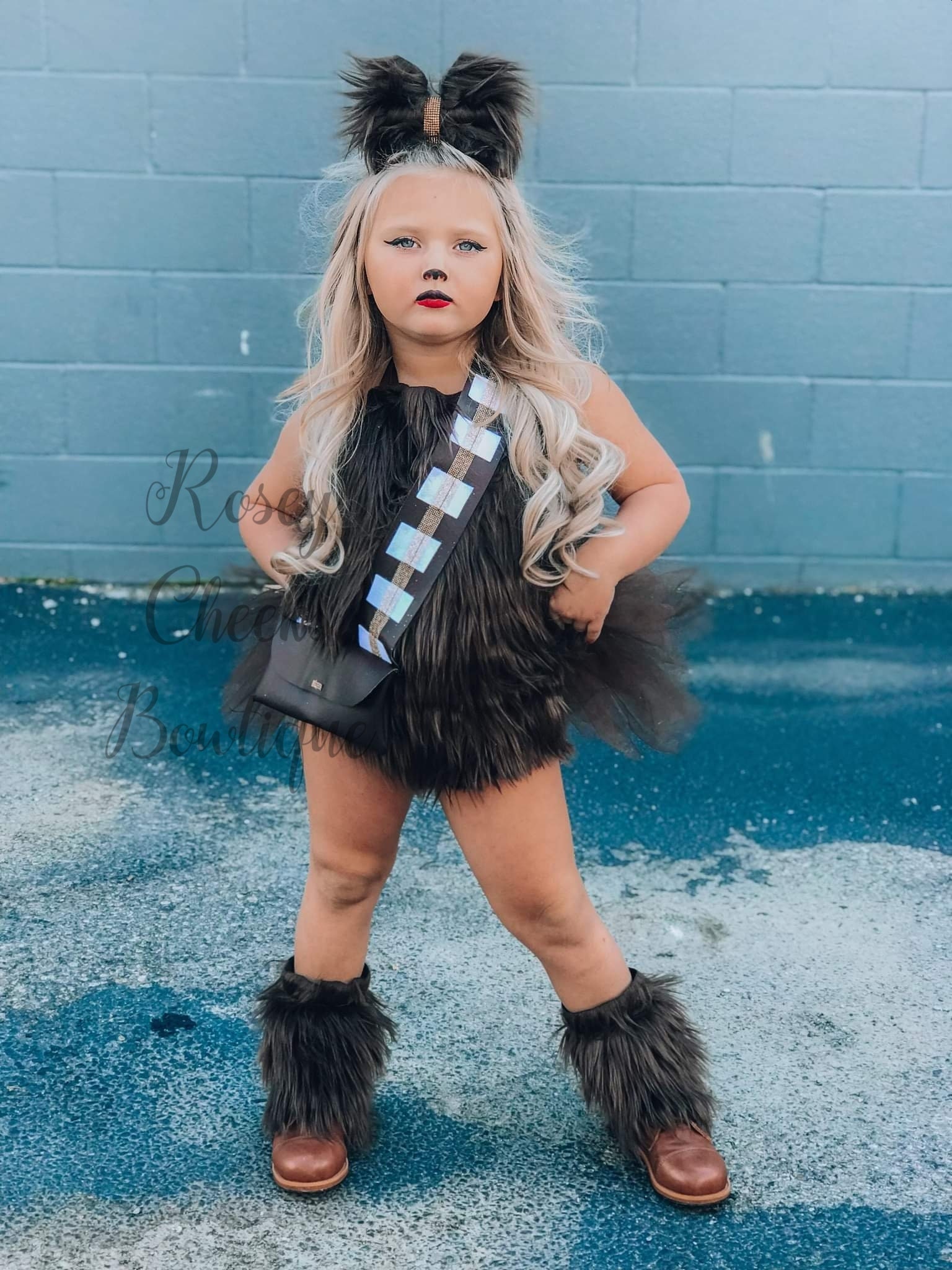 Chewbacca Star Wars Costume Photo Shoot Pageant Baby Toddler pic