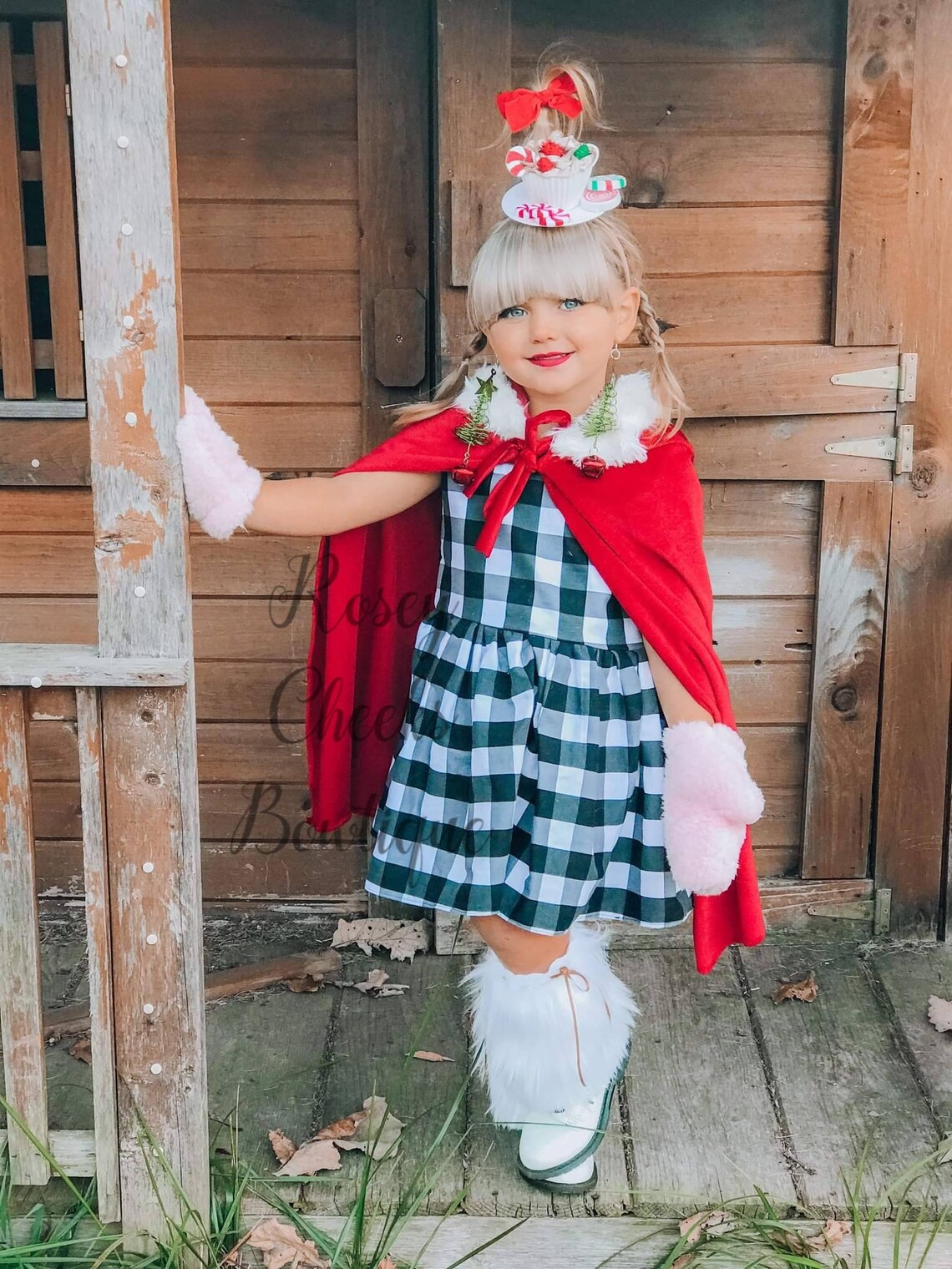 Cindy Lou Who Costume Christmas Pageant Halloween Dress Etsy