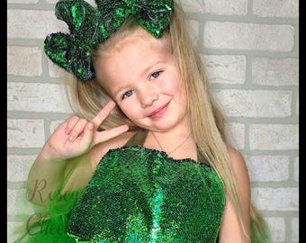 Saint patricks day outfit for girls youth and infant romper