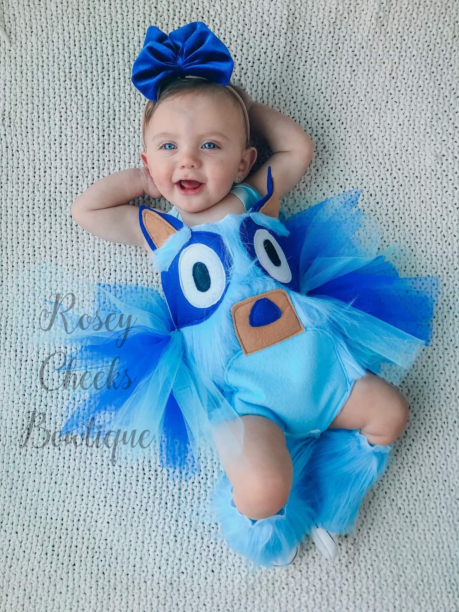 Blu dog romper baby girl toddler girl tutu dance ,pageant, inspiration