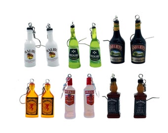 Alcohol Bottle Earrings