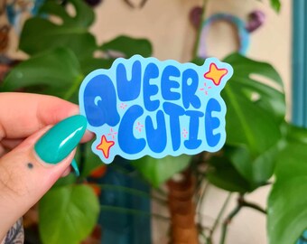 Queer Qutie vinyl sticker