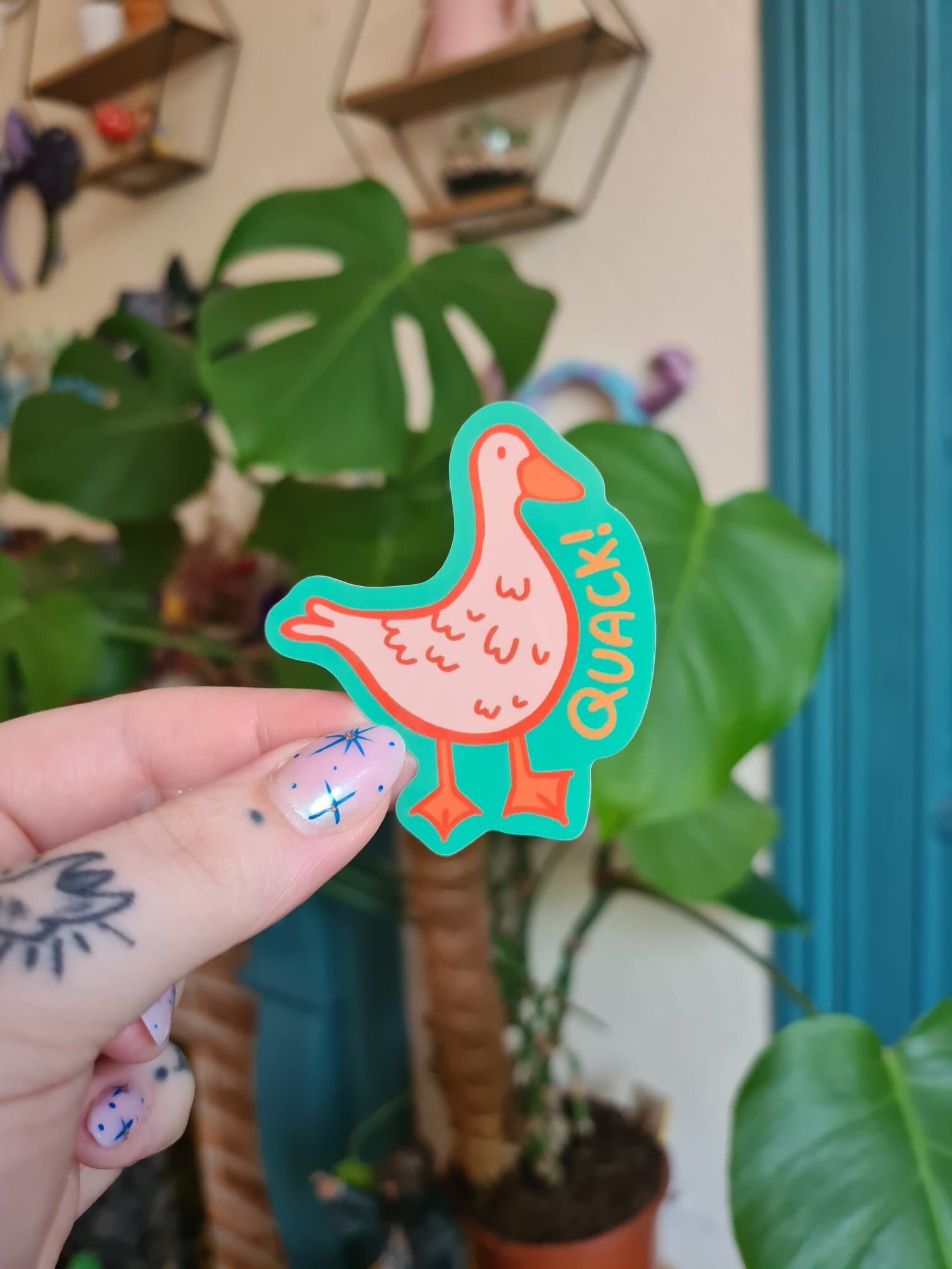 Quack Sticker Quack Sticker - Etsy UK