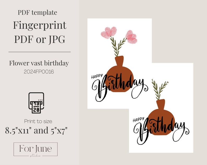 Fingerprint Card, Happy Birthday, Thumbprint, Handprint, Eduction ...