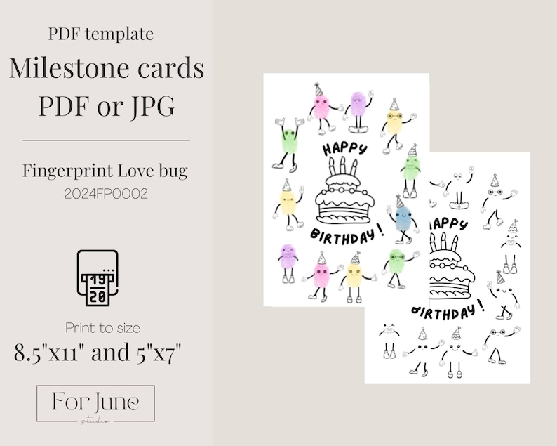Fingerprint Card, Thumbprint, Happy Birthday Party, Handprint, Eduction ...