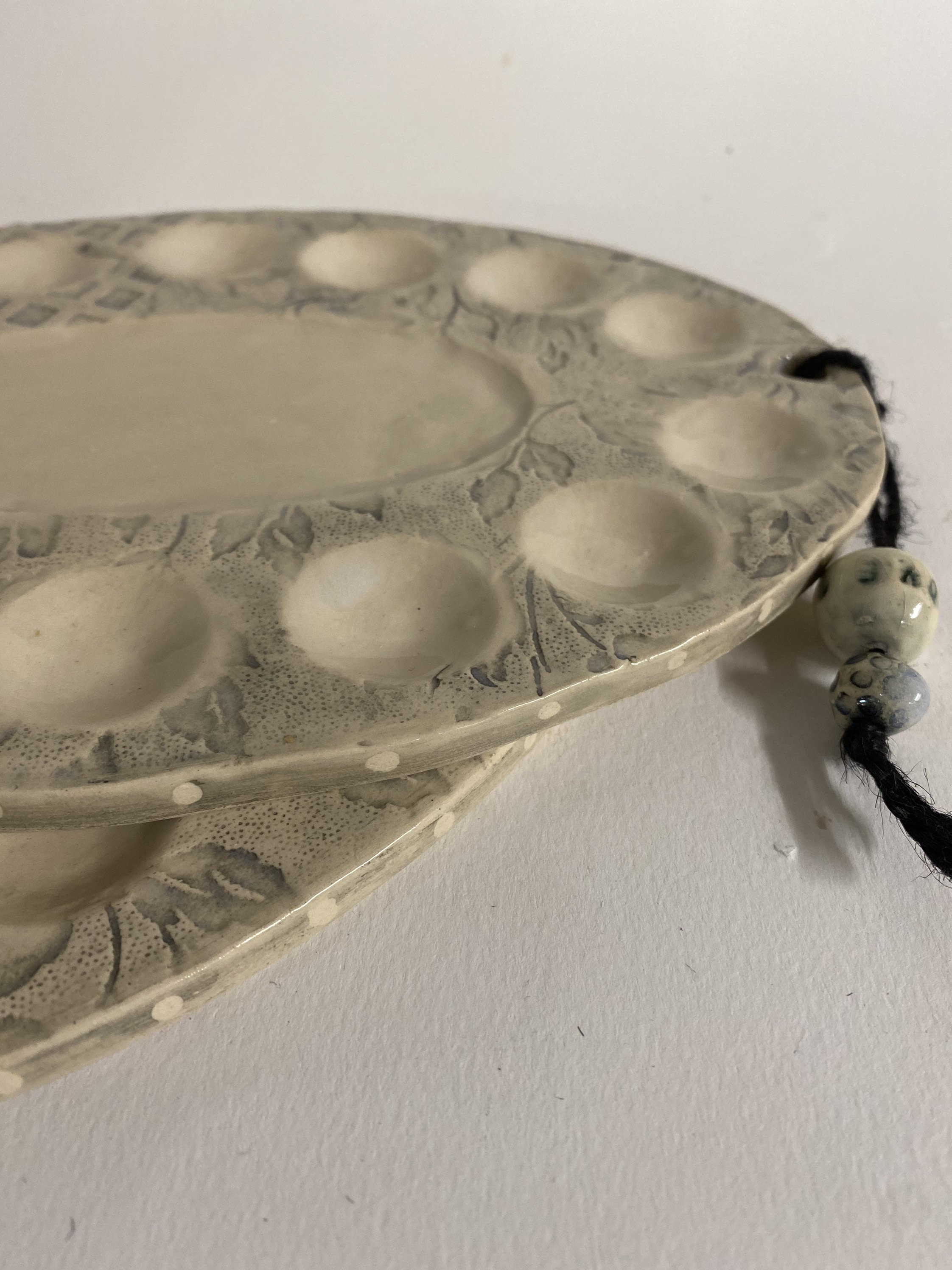 Handmade Ceramic Paint Palette Etsy UK