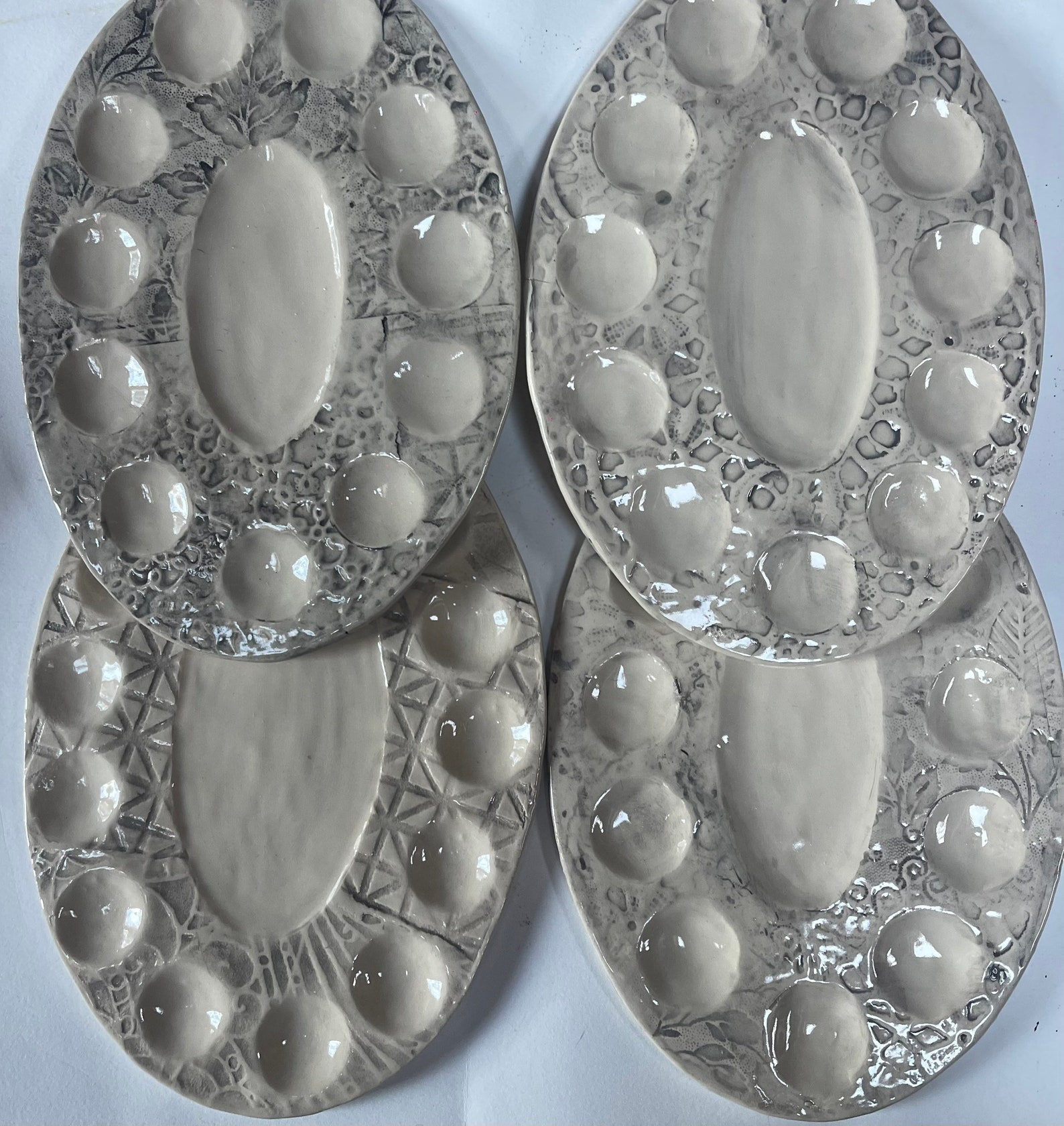 Handmade Ceramic Paint Palette Etsy UK