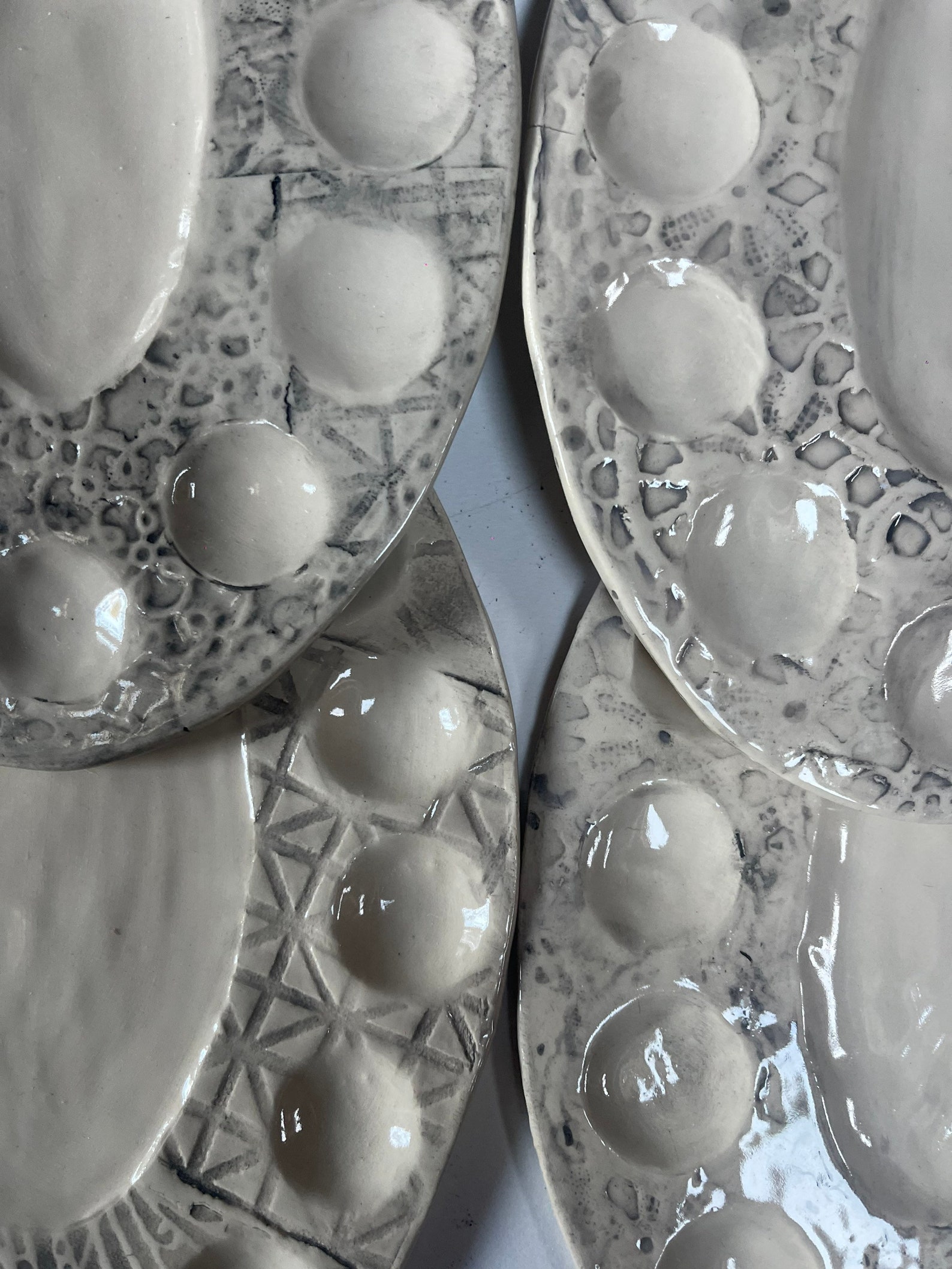 Handmade Ceramic Paint Palette Etsy UK