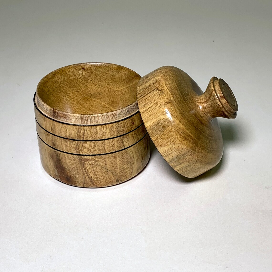 Wooden Salt Cellar Etsy