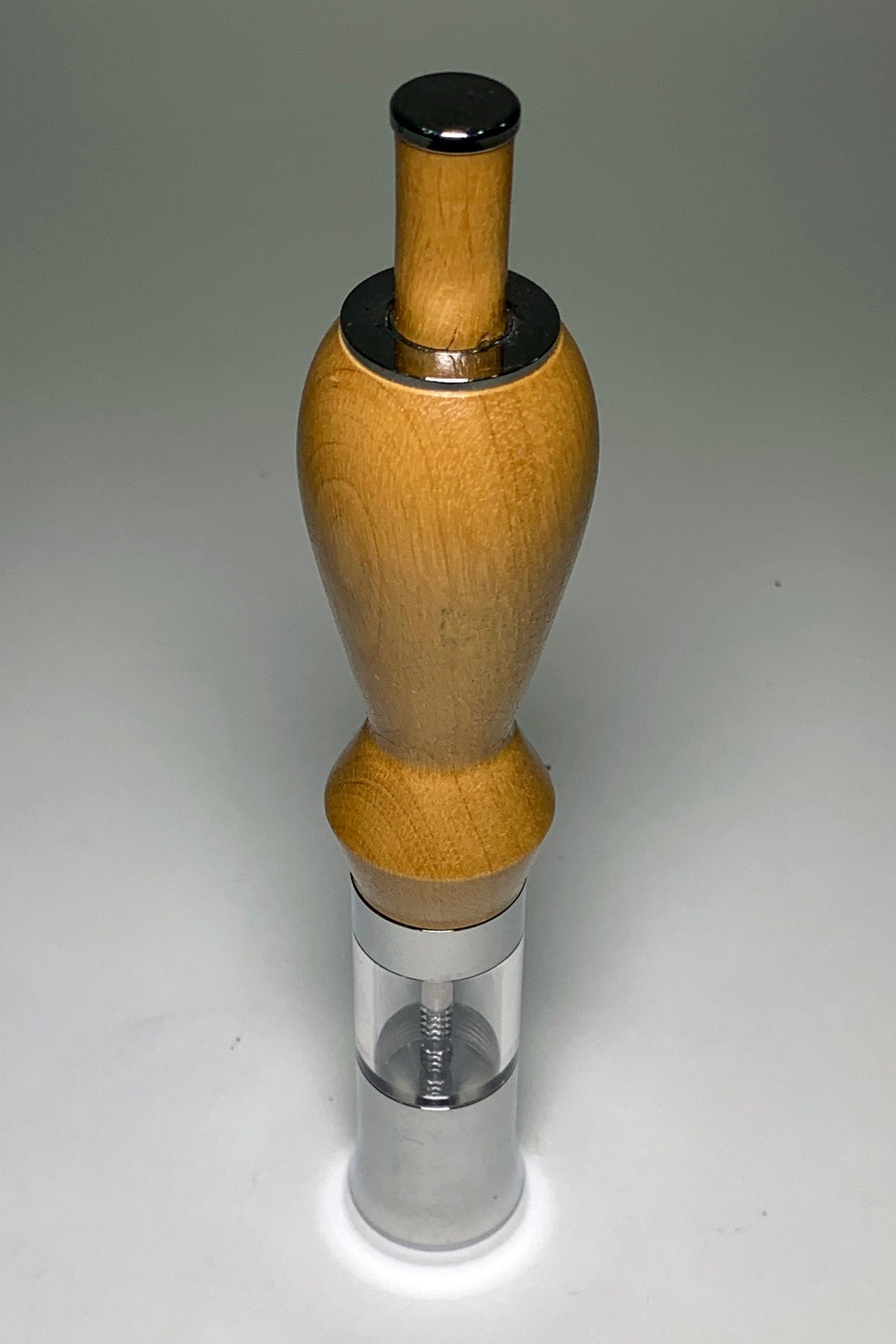 One Handed Pepper Grinderfalse Mastic Wood Etsy
