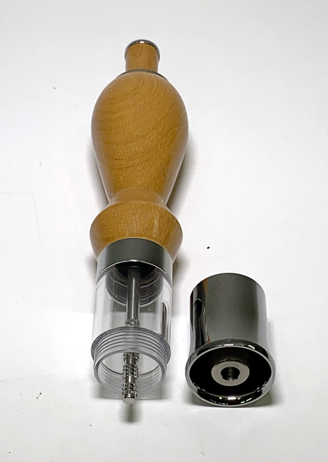 One Handed Pepper GrinderFalse Mastic Wood Etsy