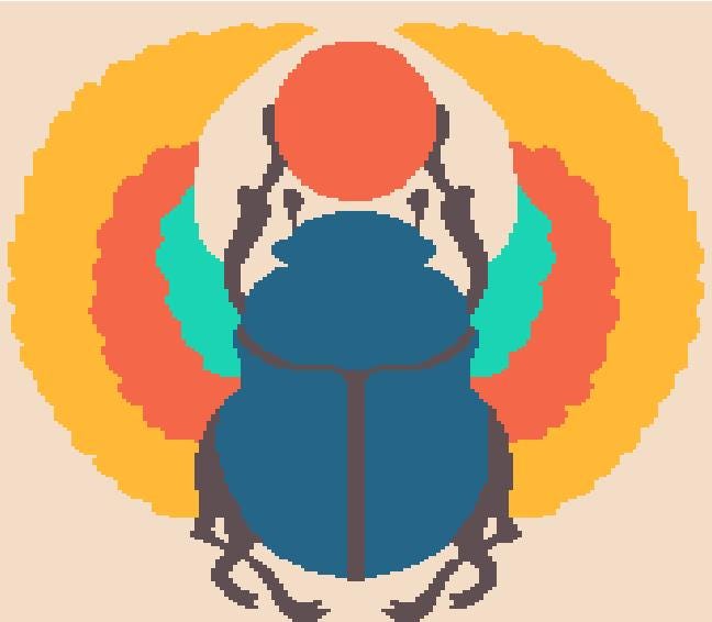 Printable Scarab Pattern Scarab Baby Blanket PDF Pattern - Etsy
