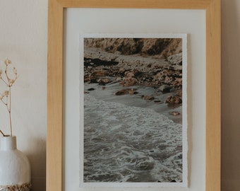 A5 Deckled Edge Print, By the shore, Atlantic Ocean, Isle of Lewis, wall art, photography print