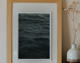 A5 Deckled Edge Print, Atlantic Ocean, Isle of Lewis, wall art, photography print