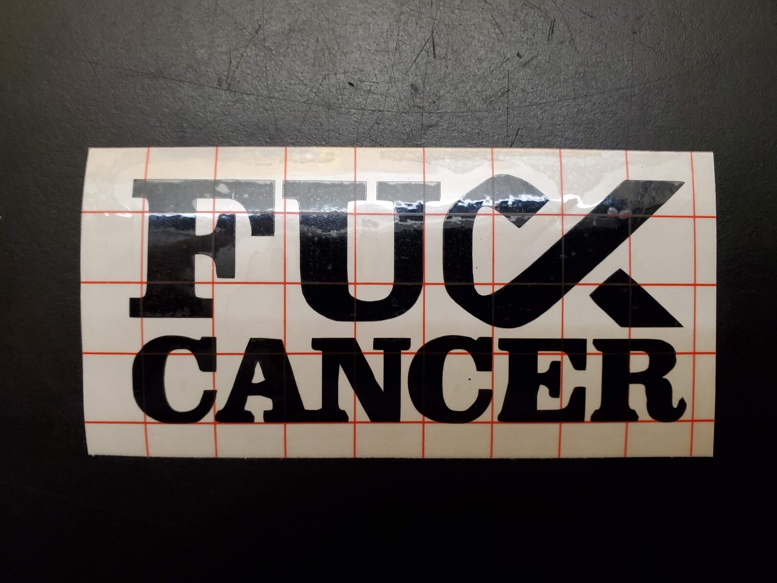 Fuk Cancer Decal F Cancer Fck Cancer Fuck Cancer Decal Etsy