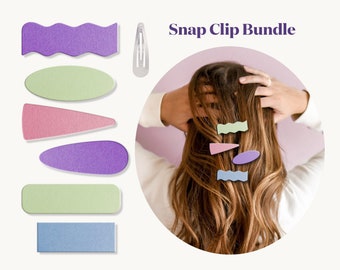 Snap Clip SVG, Clippie Cover Template, Hair Clip Svg files for Cricut Cut Files, Silhouette Cricut DIY Cut Files