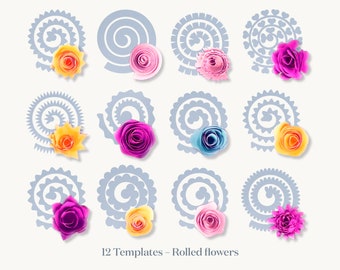 Free Free 236 Svg Free 3D Flower Templates SVG PNG EPS DXF File