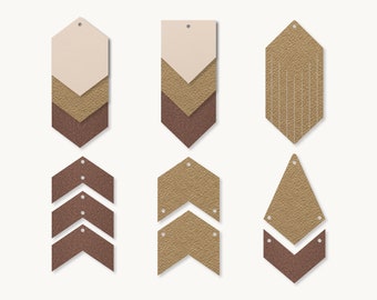 Fringe Earring Svg Etsy