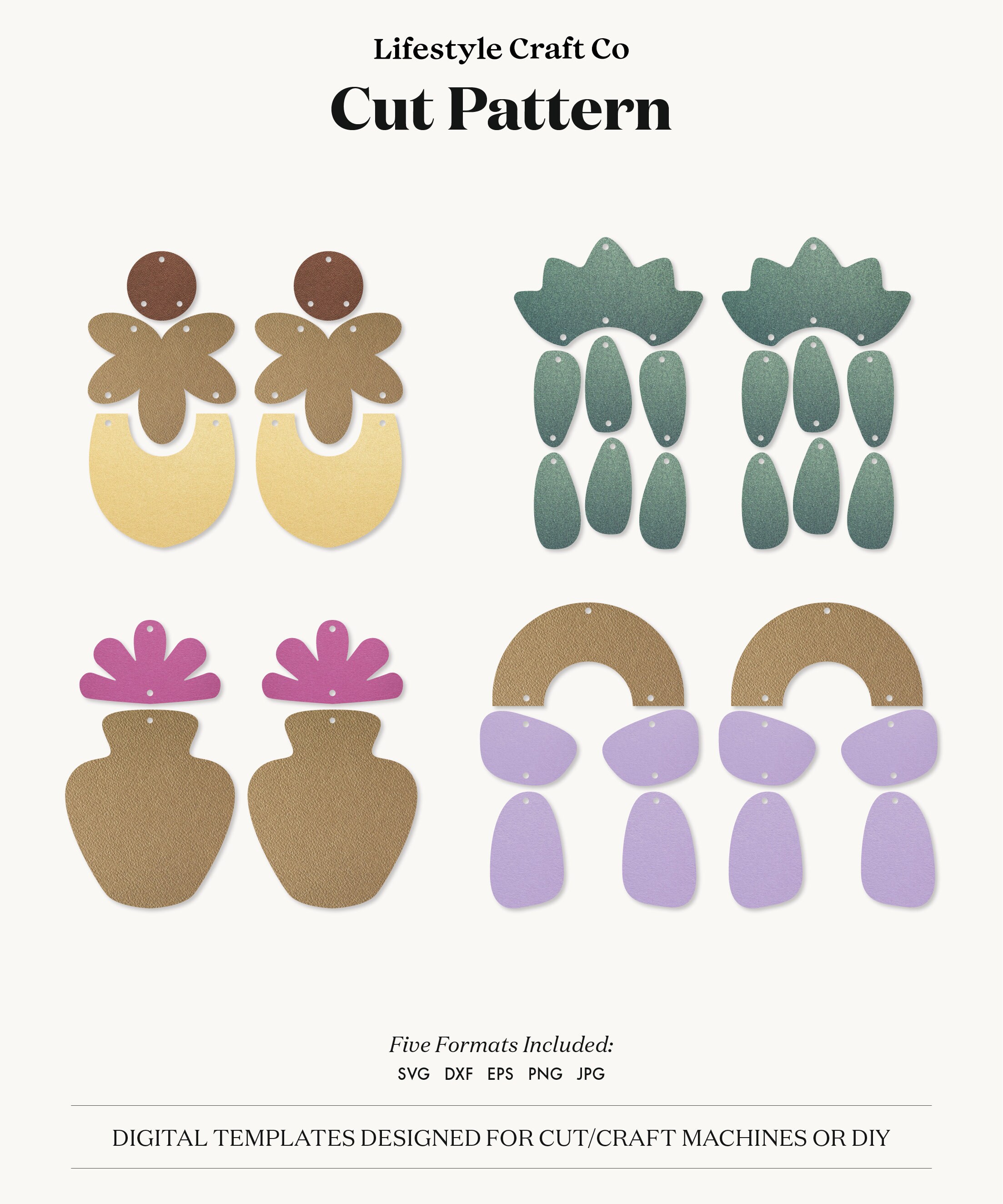 Free Free 257 Flower Earring Svg SVG PNG EPS DXF File
